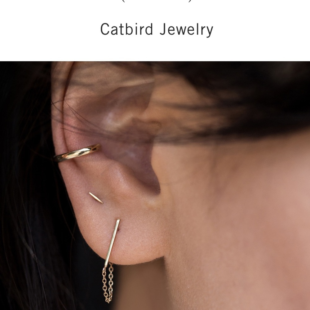 Sterling Silver Bars Studs